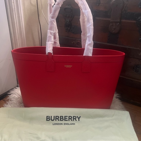 Burberry Handbags - Burberry Red Women's Tote Bag